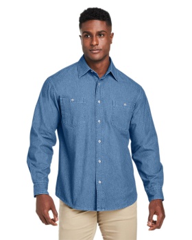 'Harriton M540 Men's Denim Shirt Jacket'