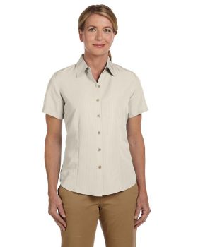 Harriton M560W Ladies' Barbados Textured Camp Shirt