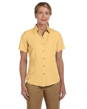 'Harriton M560W Ladies Barbados Textured Camp Shirt'
