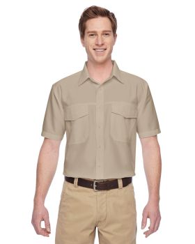 Harriton M580 Men's Key West Short Sleeve Performance Staff Shirt