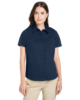 'Harriton M585W Ladies' Advantage IL Short Sleeve Work Shirt'