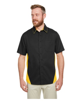 'Harriton M586 Youth Flash IL Colorblock Short Sleeve Shirt'