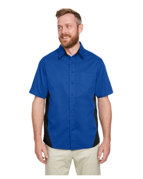 'Harriton M586 Youth Flash IL Colorblock Short Sleeve Shirt'