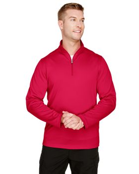 'Harriton M748 Men's Advantage Snag Protection Plus Quarter-Zip'