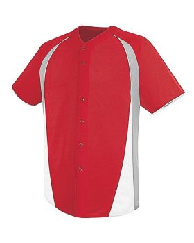 'HIGH 5 312220-C Adult Ace Full Button Jersey'