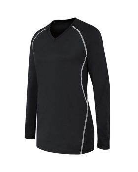 High Five 342162 Ladies Long Sleeve Solid Jersey