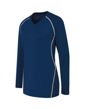 'High Five 342162 Ladies Long Sleeve Solid Jersey'