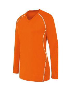 'High Five 342162 Ladies Long Sleeve Solid Jersey'
