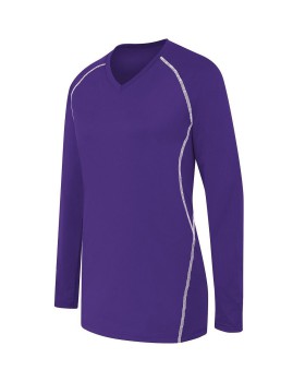 'High Five 342162 Ladies Long Sleeve Solid Jersey'