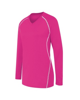 'High Five 342163 Girls Long Sleeve Solid Jersey'