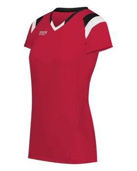 'HIGH 5 342252 Ladies truhit tri color short sleeve jersey'