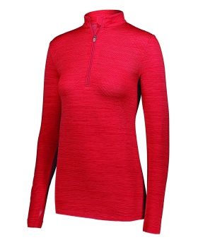 'Holloway 222757 Lds striated 1/2 zip pullover'