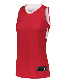 'Holloway 224378 Ladies dual side single ply basketball jersey'