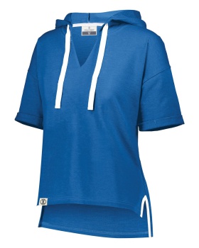 'Holloway 229776 Ladies sophomore short sleeve hoodie'