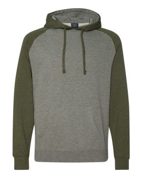 'Independent Trading Co. IND40RP Raglan Hooded Pullover'