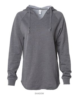 'Independent Trading Co. PRM2500 Women's Lightweight California Wavewash Hooded Pullover Sweatshirt'