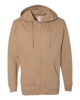 'Independent Trading Co. SS4500Z Midweight Hooded Full-Zip Sweatshirt'