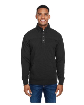 J America JA8708 Ripple Fleece Snap Pullover