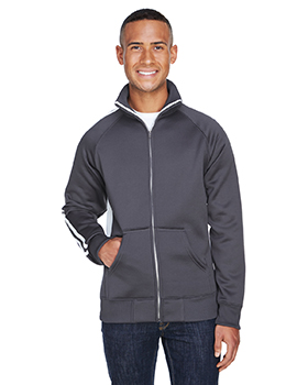 'J America JA8858 Adult Vintage Poly Fleece Track Jacket'