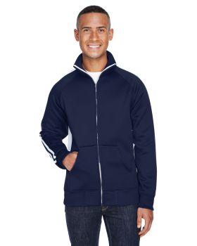 J America JA8858 Adult Vintage Poly Fleece Track Jacket