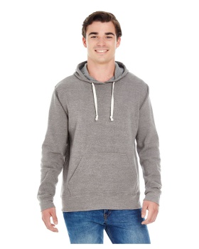 J America JA8871 Triblend Hooded Pullover Sweatshirt