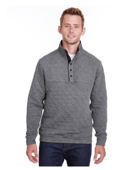 'J America JA8890 Adult Quilted Snap Pullover'