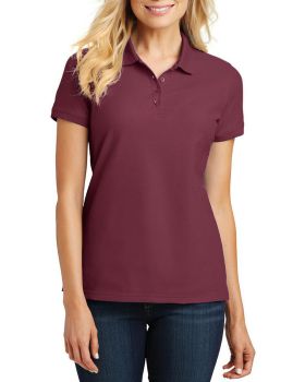 'Just Blanks Port Authority JBL100 Ladies Core Classic Pique Polo'