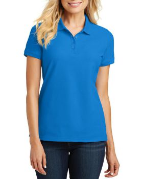 'Just Blanks Port Authority JBL100 Ladies Core Classic Pique Polo'