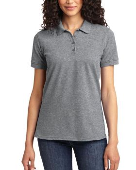 'Just Blanks Port & Company JBLKP155 Ladies Core Blend Pique Polo'