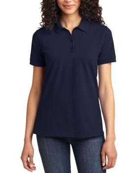 'Just Blanks Port & Company JBLKP155 Ladies Core Blend Pique Polo'