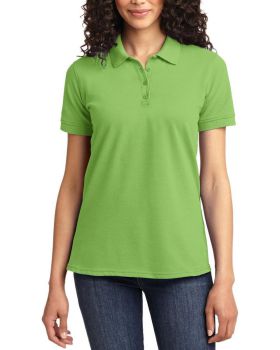 'Just Blanks Port & Company JBLKP155 Ladies Core Blend Pique Polo'