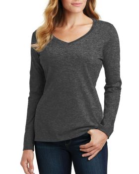 'Just Blanks Port & Company JBLPC450VLS Ladies Long Sleeve Fan Favorite V-Neck Tee'