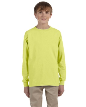 Jerzees 29BL Youth Dri-Power Active 50/50 Cotton/Poly Long Sleeve T-Shirt