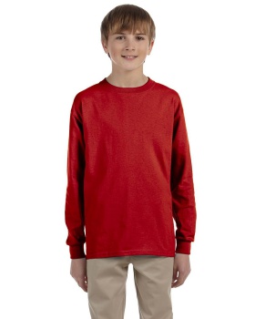 'Jerzees 29BL Youth Dri-Power Active 50/50 Cotton/Poly Long Sleeve T-Shirt'
