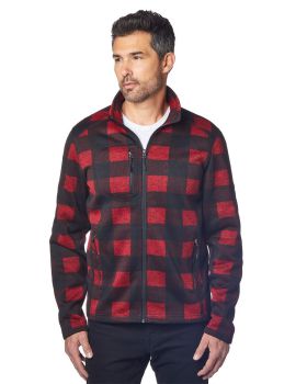 Landway 9894 Full-Zip Sweater-Knit Fleece