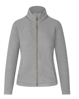 'Landway cf67 Quilted Full-Zip Sweater'