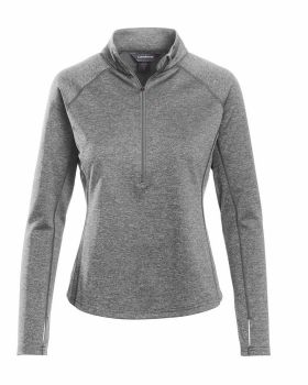 'Landway cl37 Heathered 1/4-Zip Pullover'