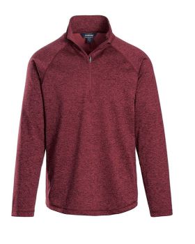 'Landway cl39 Heathered 1/4-Zip Pullover'