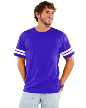 'LAT 6937 Adult Short Sleeve Football Fine Jersey T-Shirt'