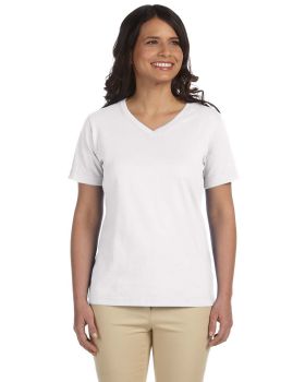 LAT L-3587 Ladies V-Neck Premium Jersey T-Shirt