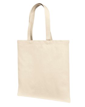 Liberty Bags LB85113 12 Oz., Cotton Canvas Tote Bag With Self Fabric Han ...
