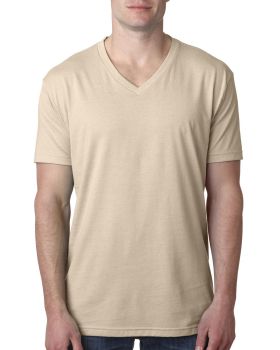 Next Level 6240 Fitted CVC V Neck 4.3 oz Cotton Polyester T-Shirt