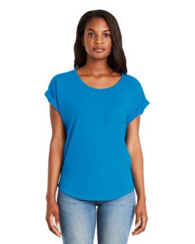 'Next Level 6360 Ladies Dolman with Rolled Sleeves'