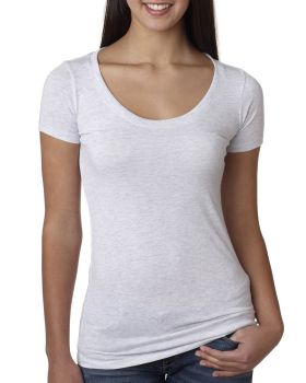 Next Level 6730 Ladies Rayon Triblend Cotton Scoop T-Shirt