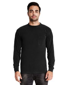 'Next Level 7451 Adult Inspired Dye Long-Sleeve Crew with Pocket'