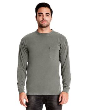 'Next Level 7451 Adult Inspired Dye Long-Sleeve Crew with Pocket'