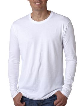 Next Level N3601 Men's Long Sleeve Cotton Crewneck T-Shirt