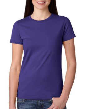 thumbnail image 2 of Next Level Womens Boyfriend Fine Jersey Short Sleeve Crewneck T-Shirt - Natural 2 of 14