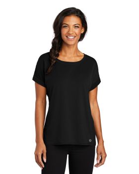 'OGIO LOG800 Ladies Luuma Cuffed Short Sleeve'