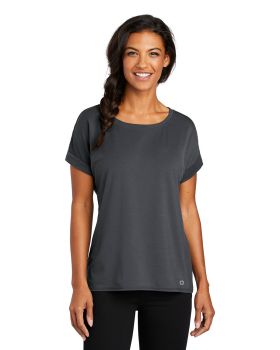 OGIO LOG800 Ladies Luuma Cuffed Short Sleeve